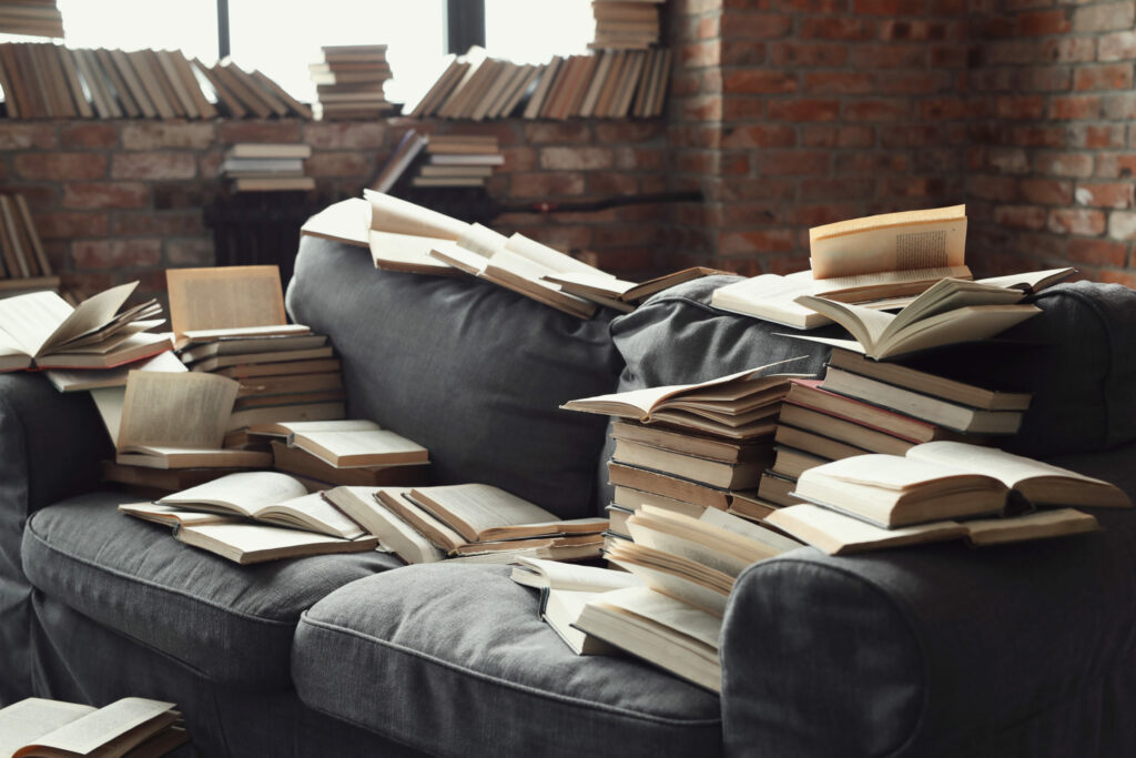 Книжные королевства: организуем хранение книг в маленькой квартире